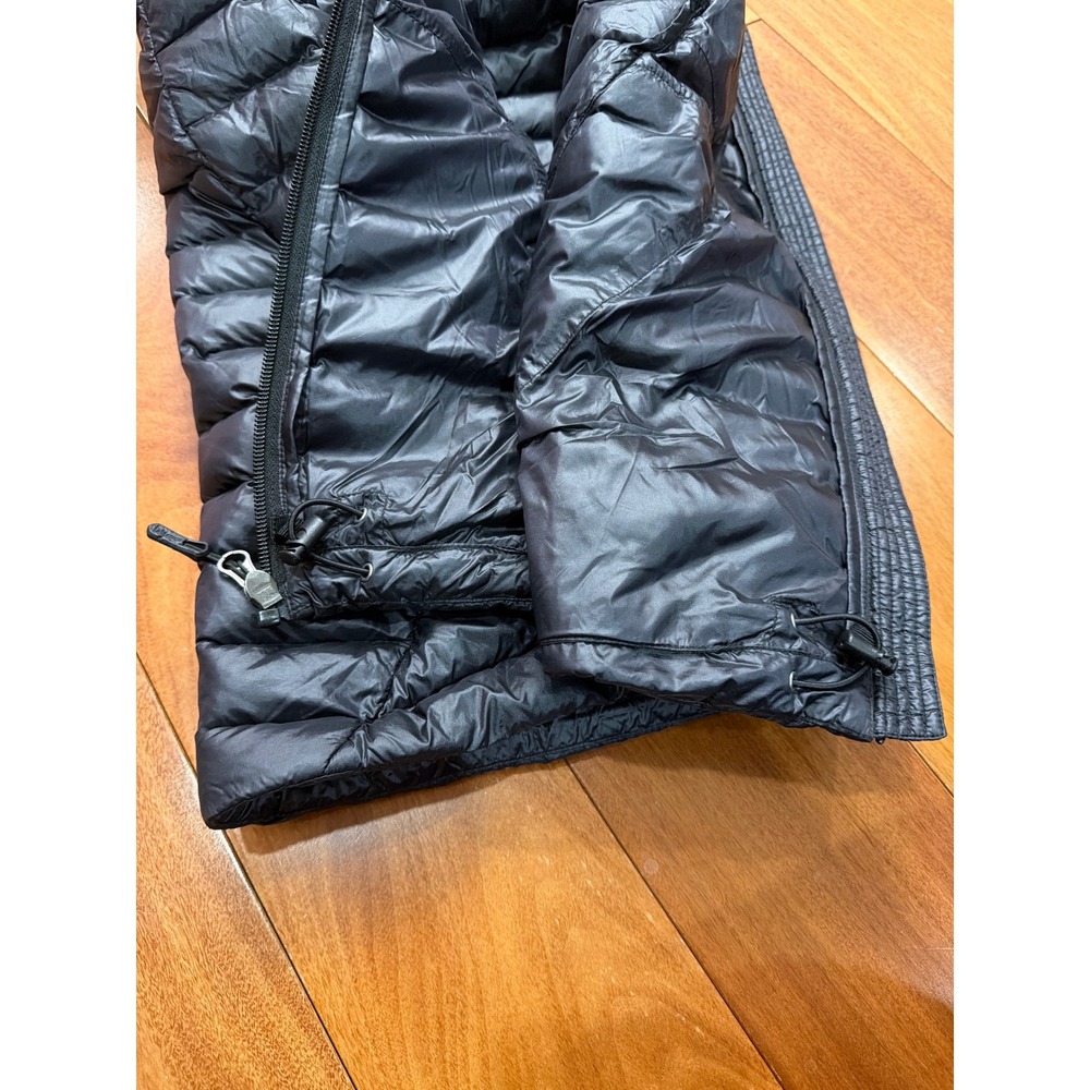 Marmot Womens Black Down Puffer Vest Embroidered CaaS Logo Size S P - Picture 10 of 10